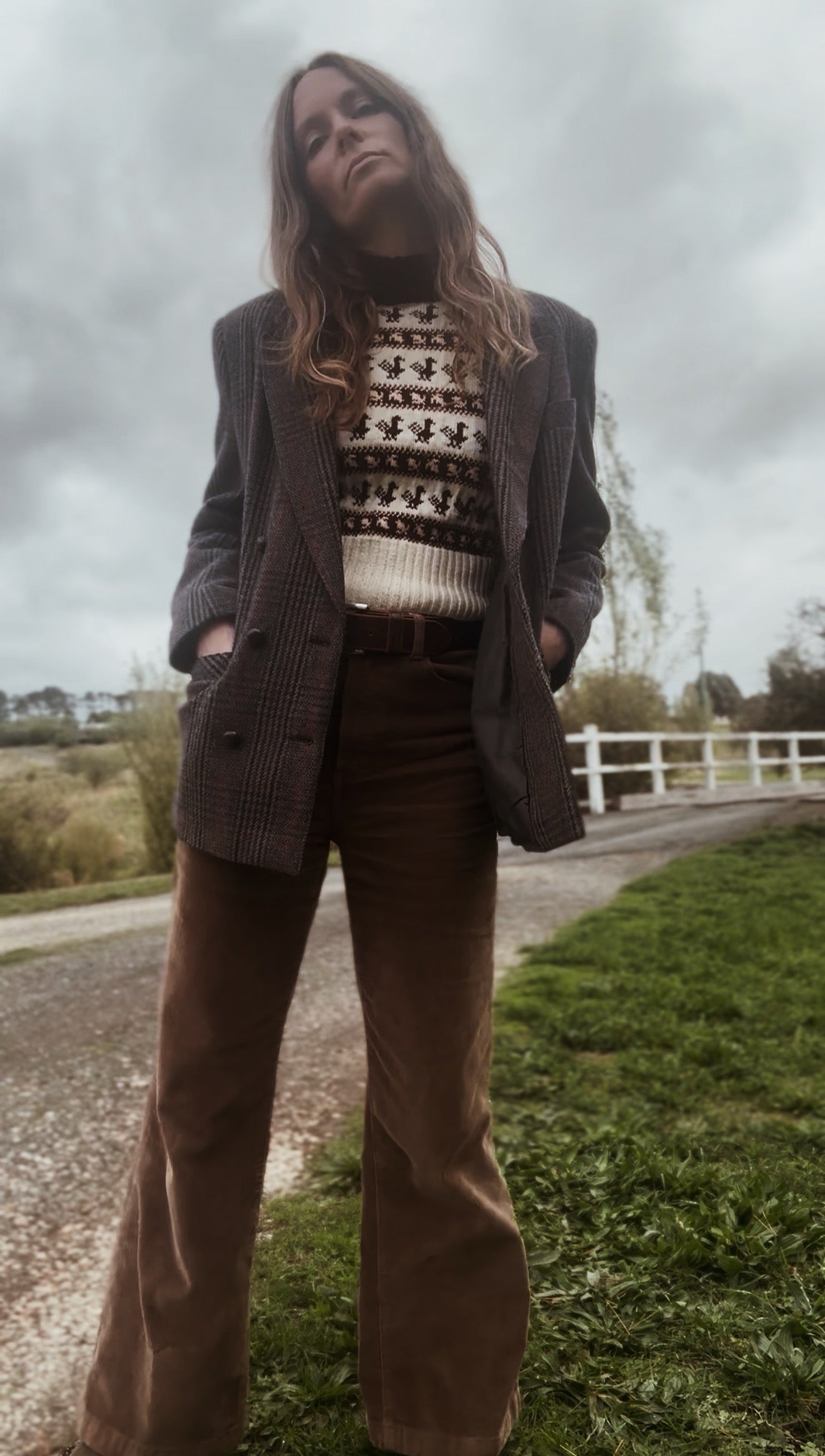 VINTAGE LEON FILIPS DOUBLE BREASTED WOOL BLAZER XS-S