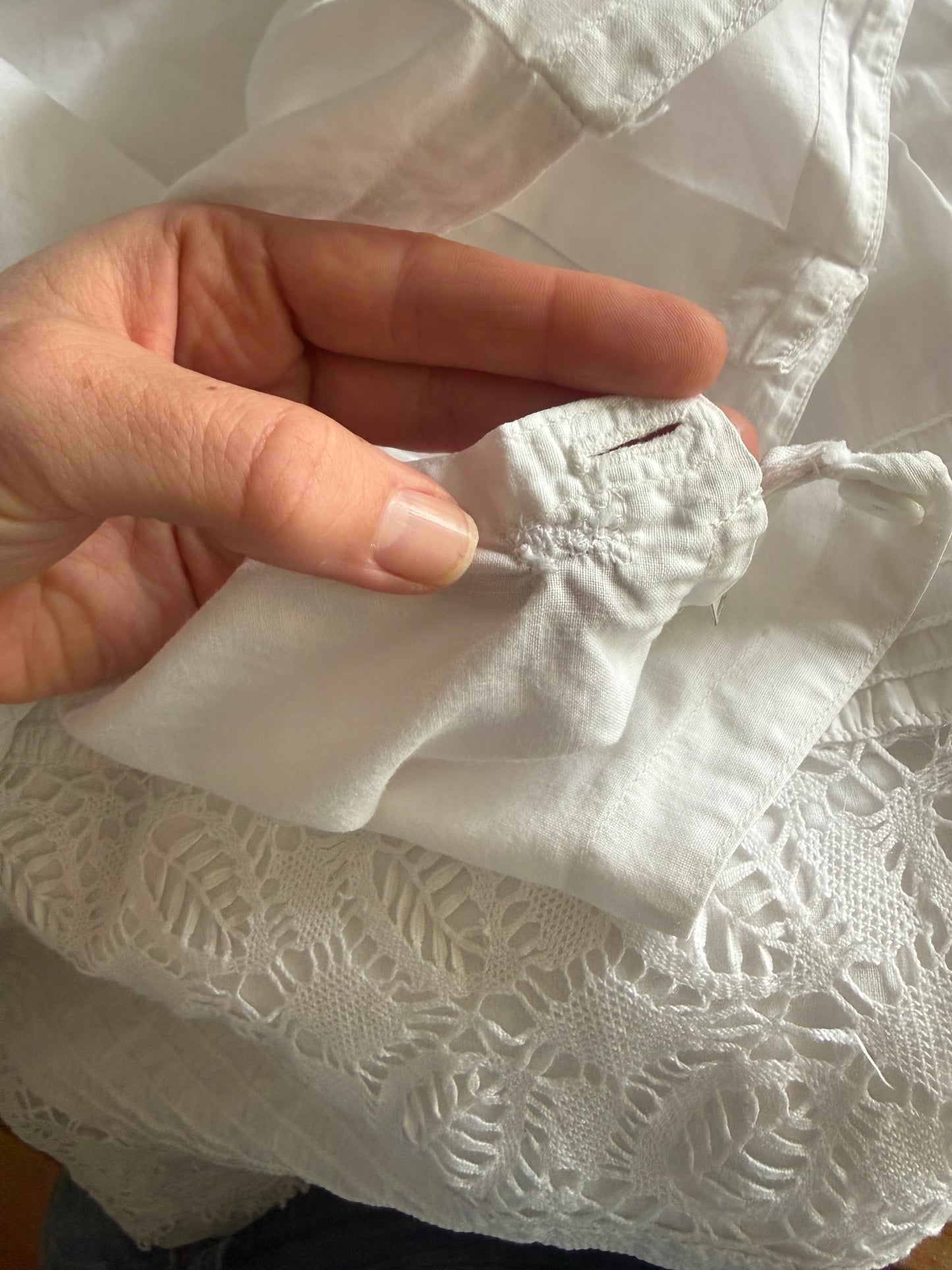 VINTAGE HANDMADE EARLY 1900'S PETTICOAT SKIRT SMALL