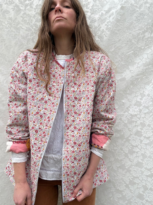PRELOVED 100% RECYCLED COTTON - PEMBROKE REVERSIBLE QUILTED JACKET XXL