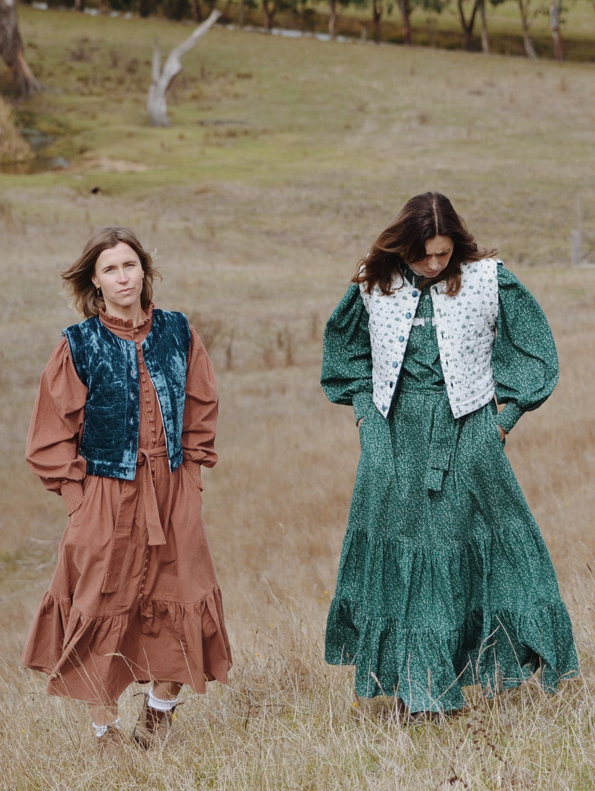 SECOND - PEMBROKE CROP REVERSIBLE QUILTED JACKET/VEST XS