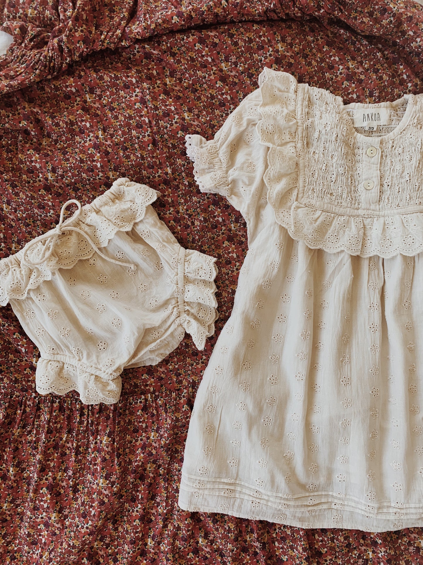 ANNABELLE GIRL'S BLOOMER ANTIQUE WHITE