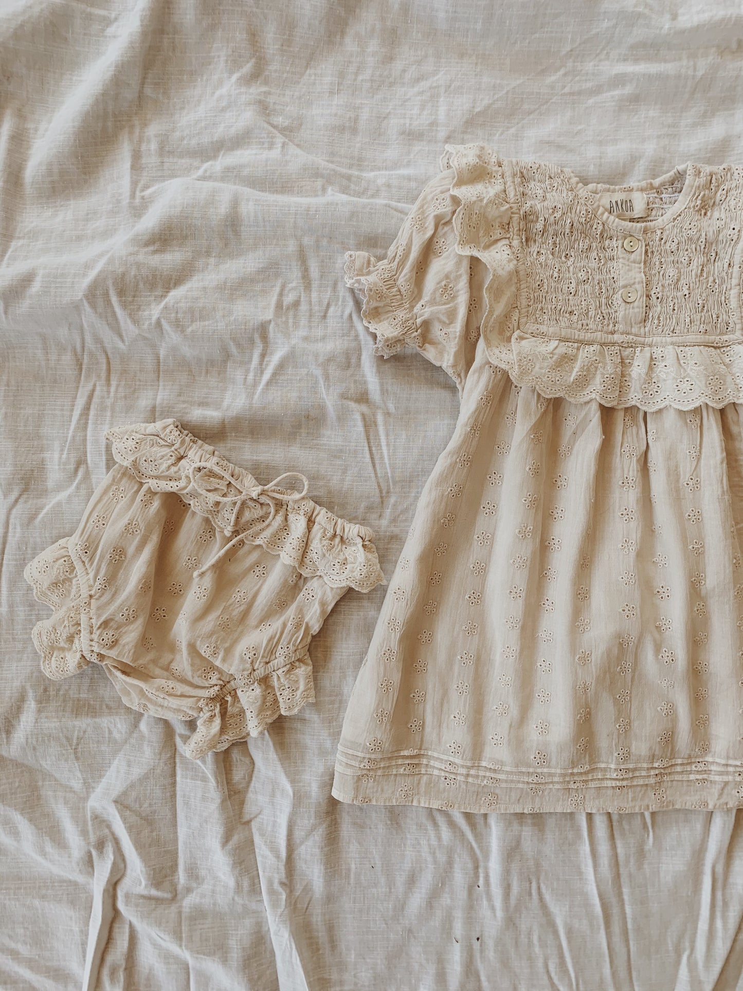 ANNABELLE GIRL'S BLOOMER ANTIQUE WHITE