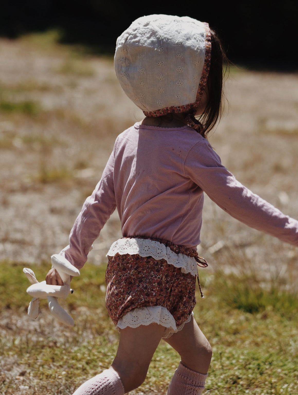 ANNABELLE GIRL'S BLOOMER DITSY FLORAL IN POPPY