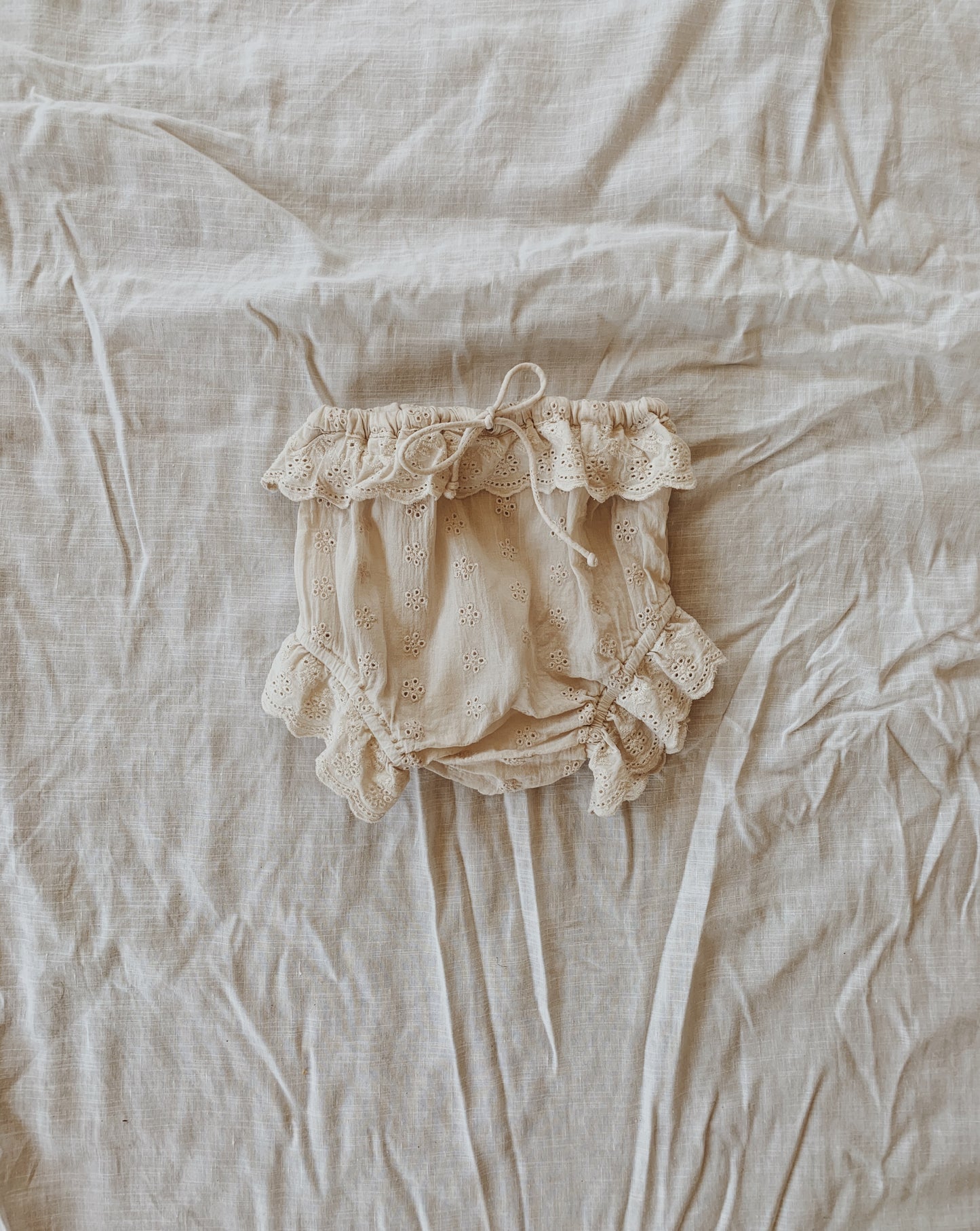 ANNABELLE GIRL'S BLOOMER ANTIQUE WHITE