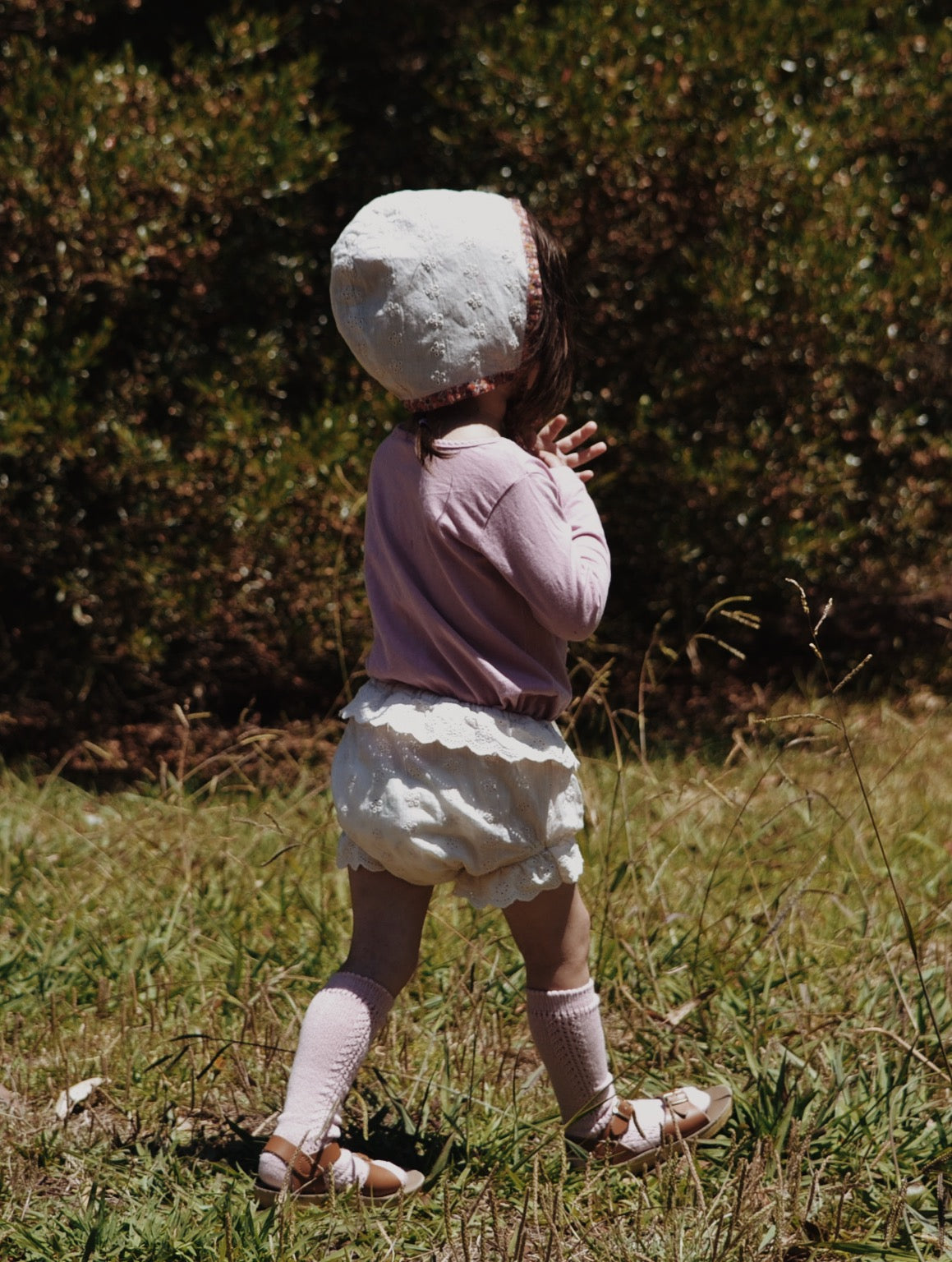 ANNABELLE GIRL'S BLOOMER ANTIQUE WHITE