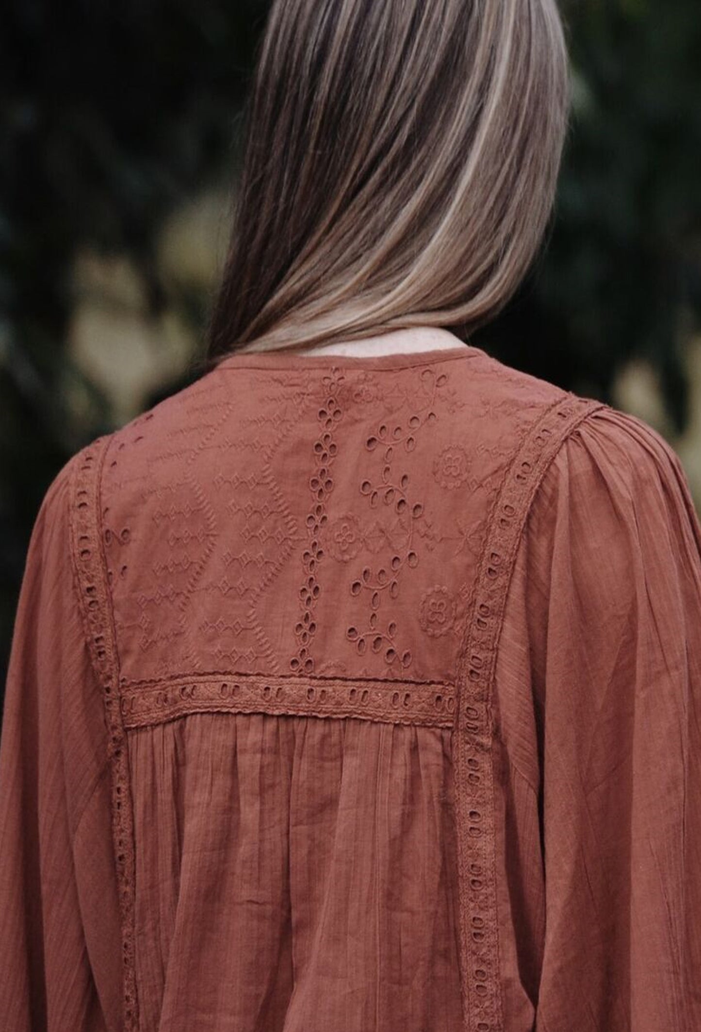 MABEL BLOUSE CLAY