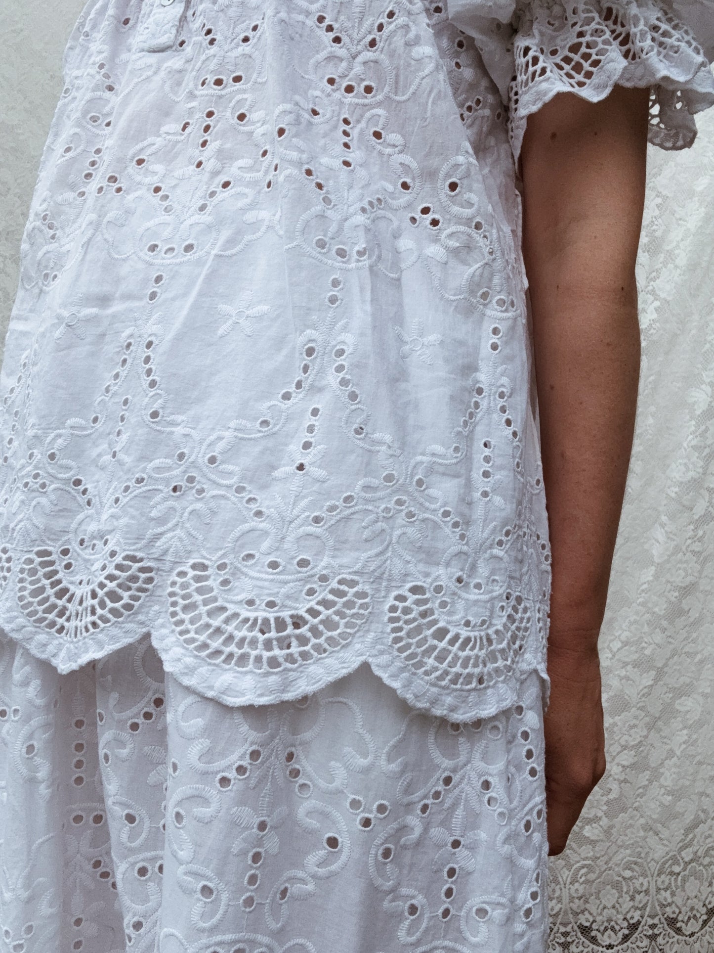 100% RECYCLED COTTON - MORNING SONG BLOUSE WHITE