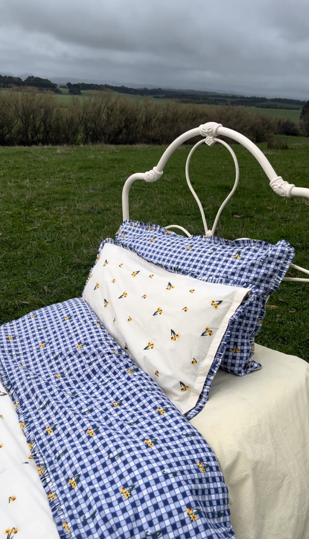 PREORDER - 100% RECYCLED COTTON - TWO PILLOW CASES BEDDING