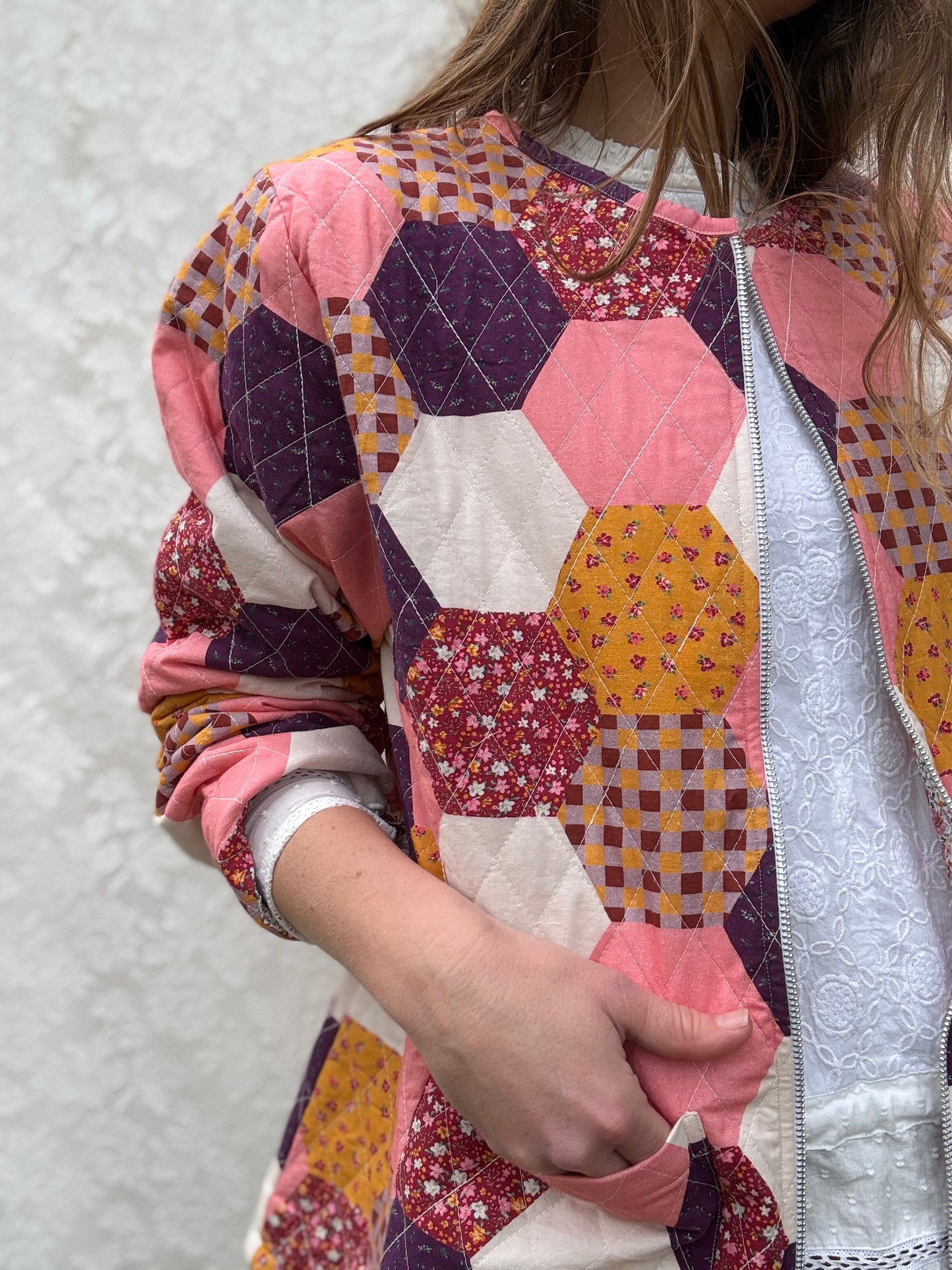 PRELOVED 100% RECYCLED COTTON - PEMBROKE REVERSIBLE QUILTED JACKET XXL