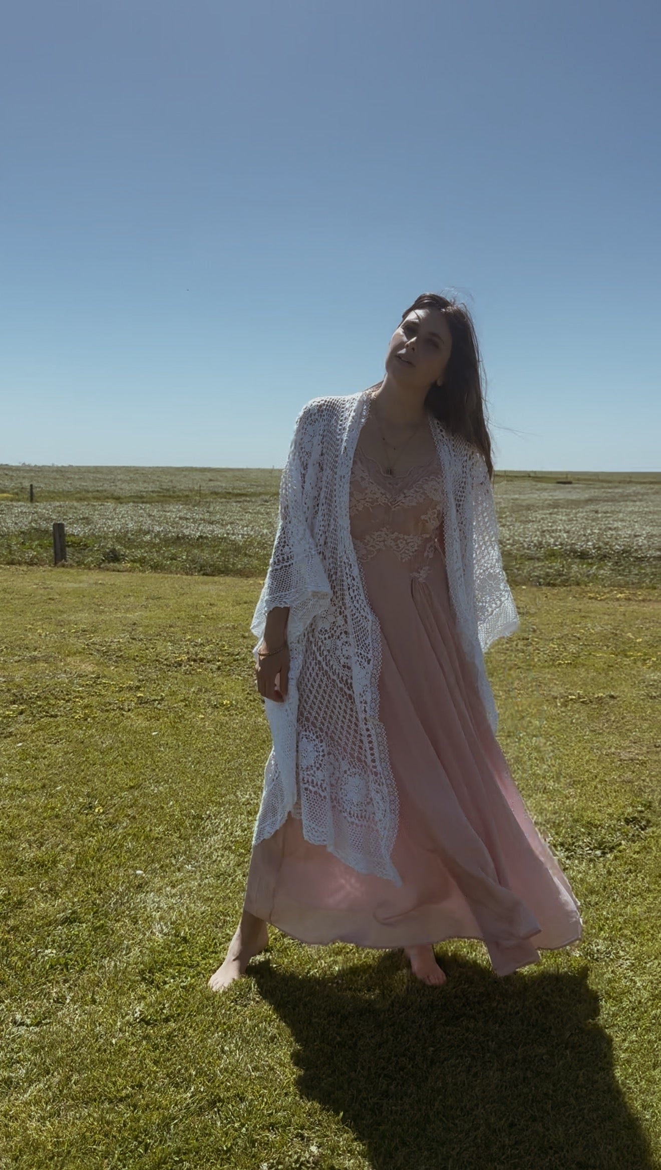 REWORKED - ONE OF A KIND WHITE CROCHET THROW - FREE SIZE