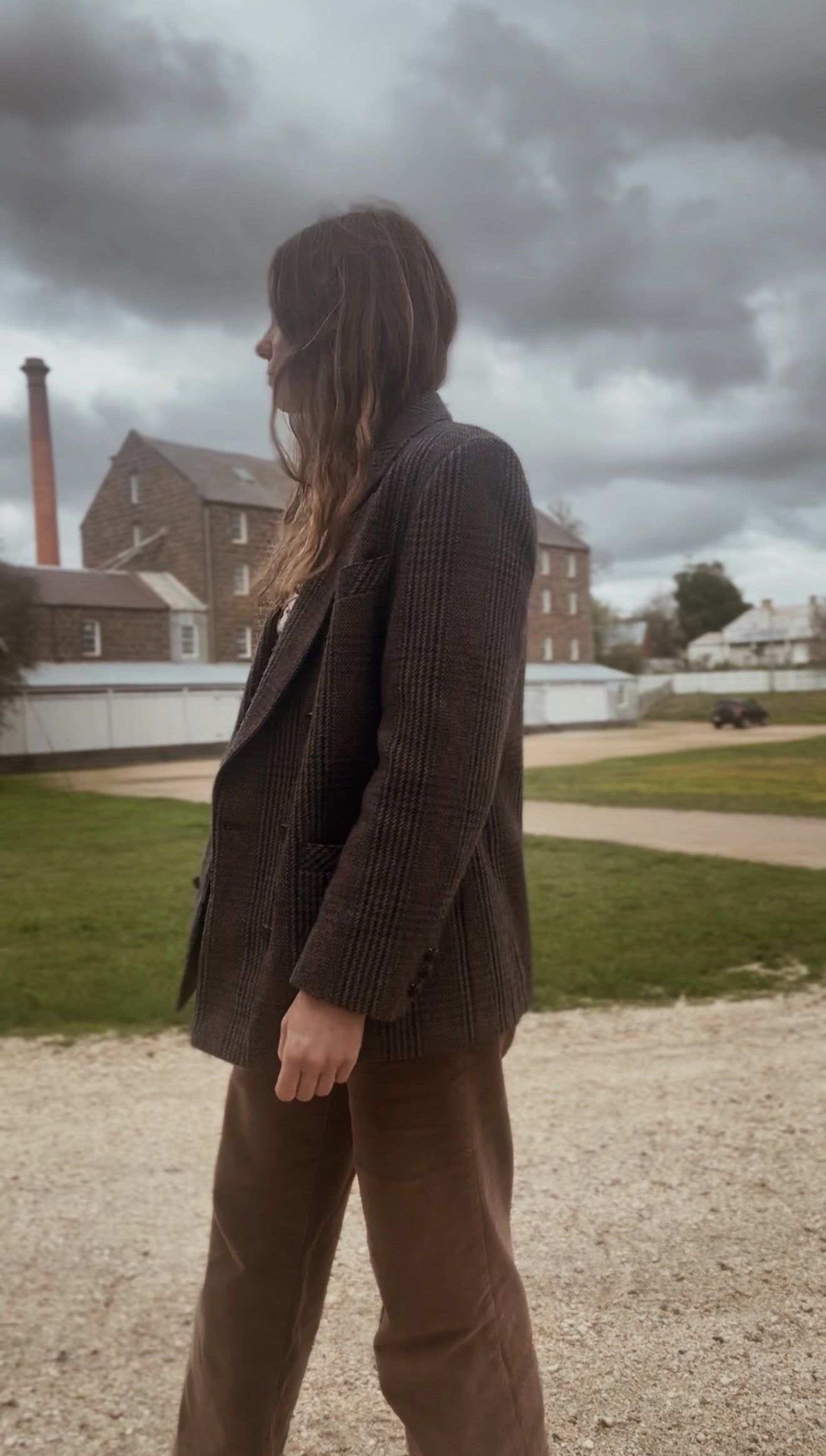 VINTAGE LEON FILIPS DOUBLE BREASTED WOOL BLAZER XS-S