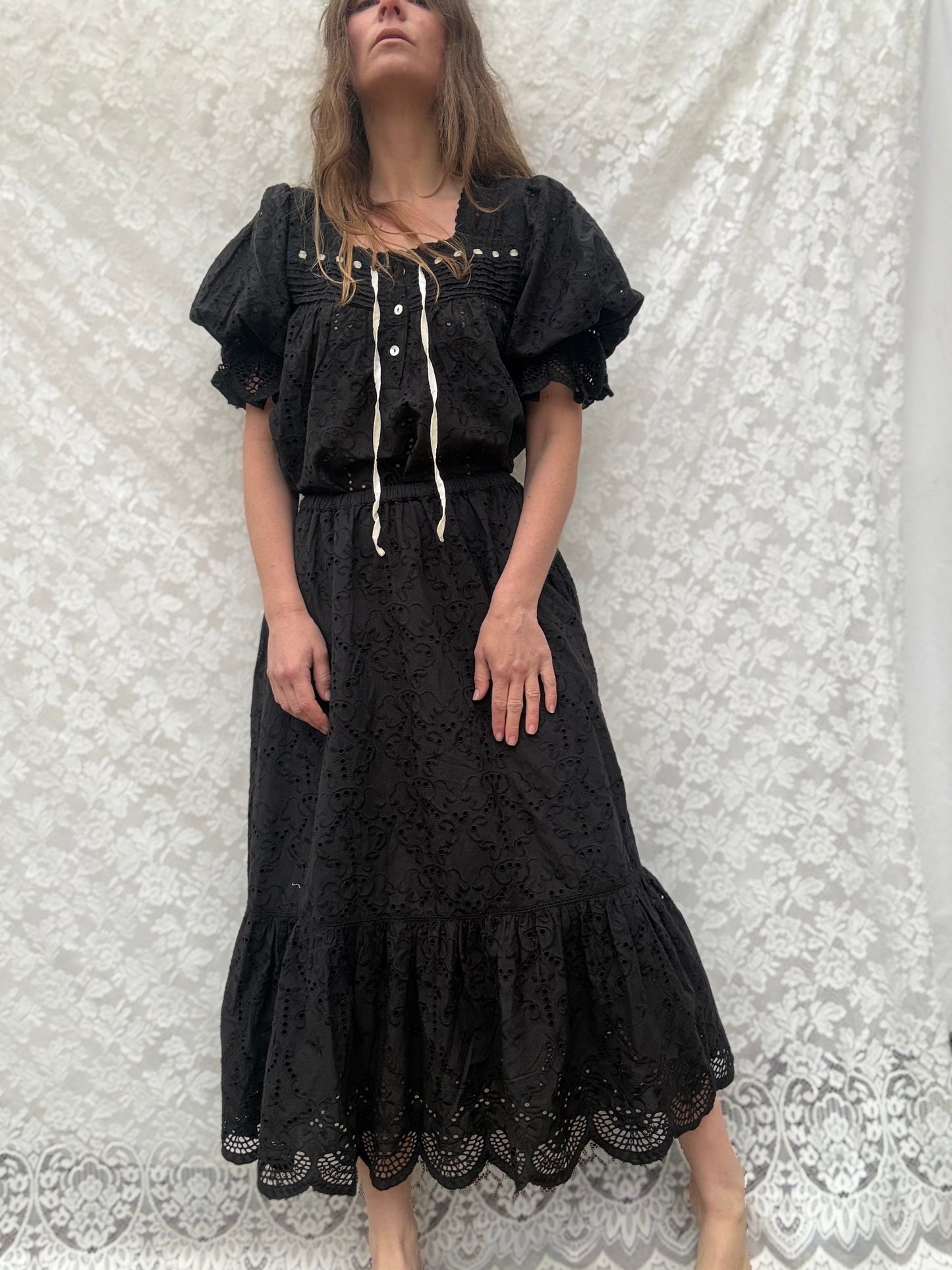 RESTOCK - ETIENNE SKIRT BLACK