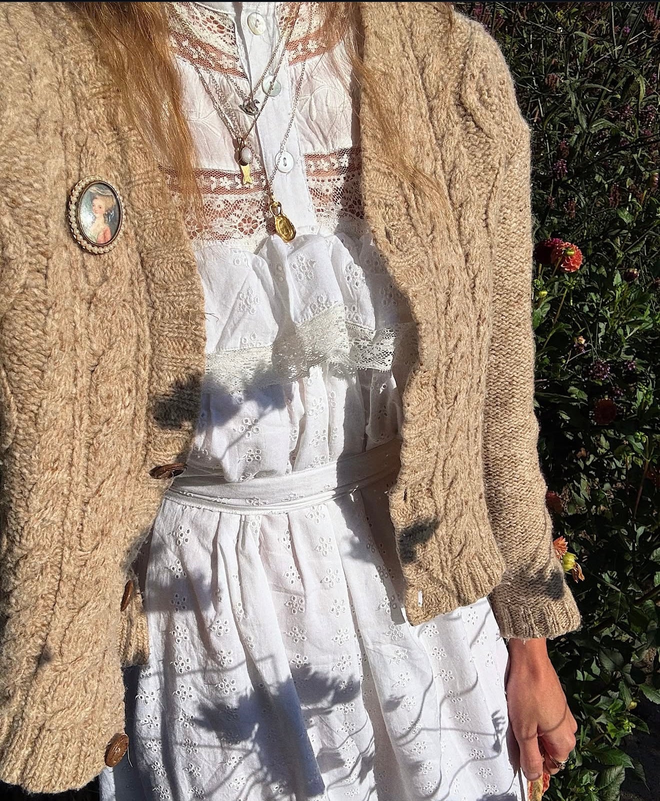 SMALL RESTOCK - 100% RECYCLED COTTON - REVERIE DRESS WHITE