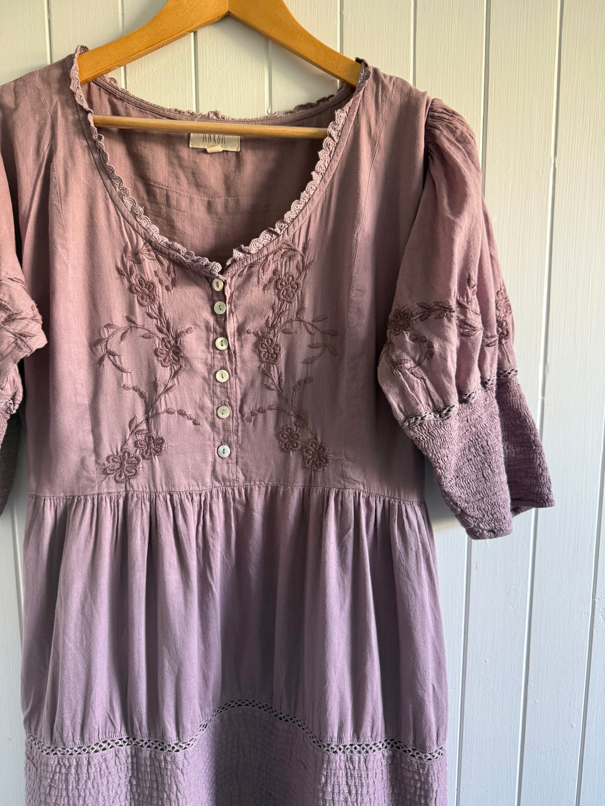 PRELOVED - AUGUSTINE MAXI DRESS DUSTY LAVENDER XL