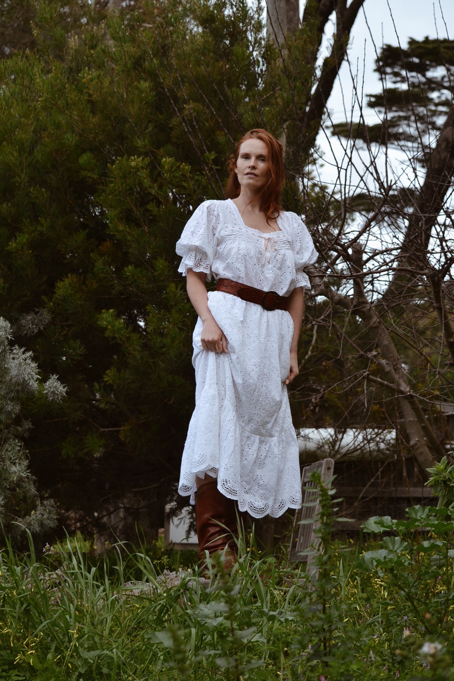 100% RECYCLED COTTON - MORNING SONG BLOUSE WHITE