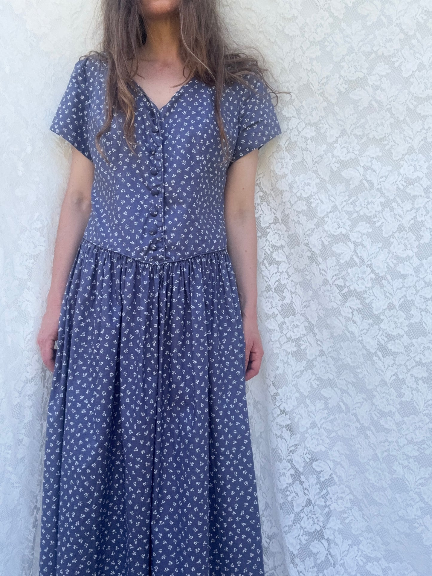 VINTAGE LAURA ASHLEY DRESS SIZE SMALL/10