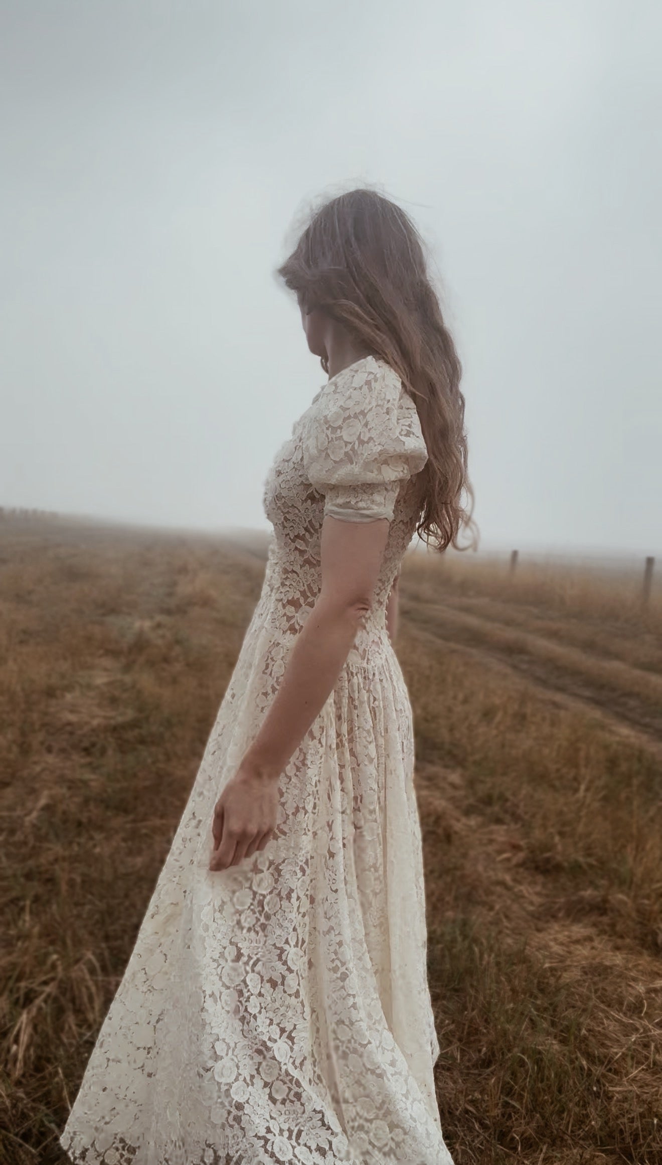 VINTAGE EARLY 1900'S LACE DRESS SMALL