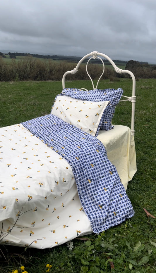 PREORDER - 100% RECYCLED COTTON - KING QUILT COVER BEDDING