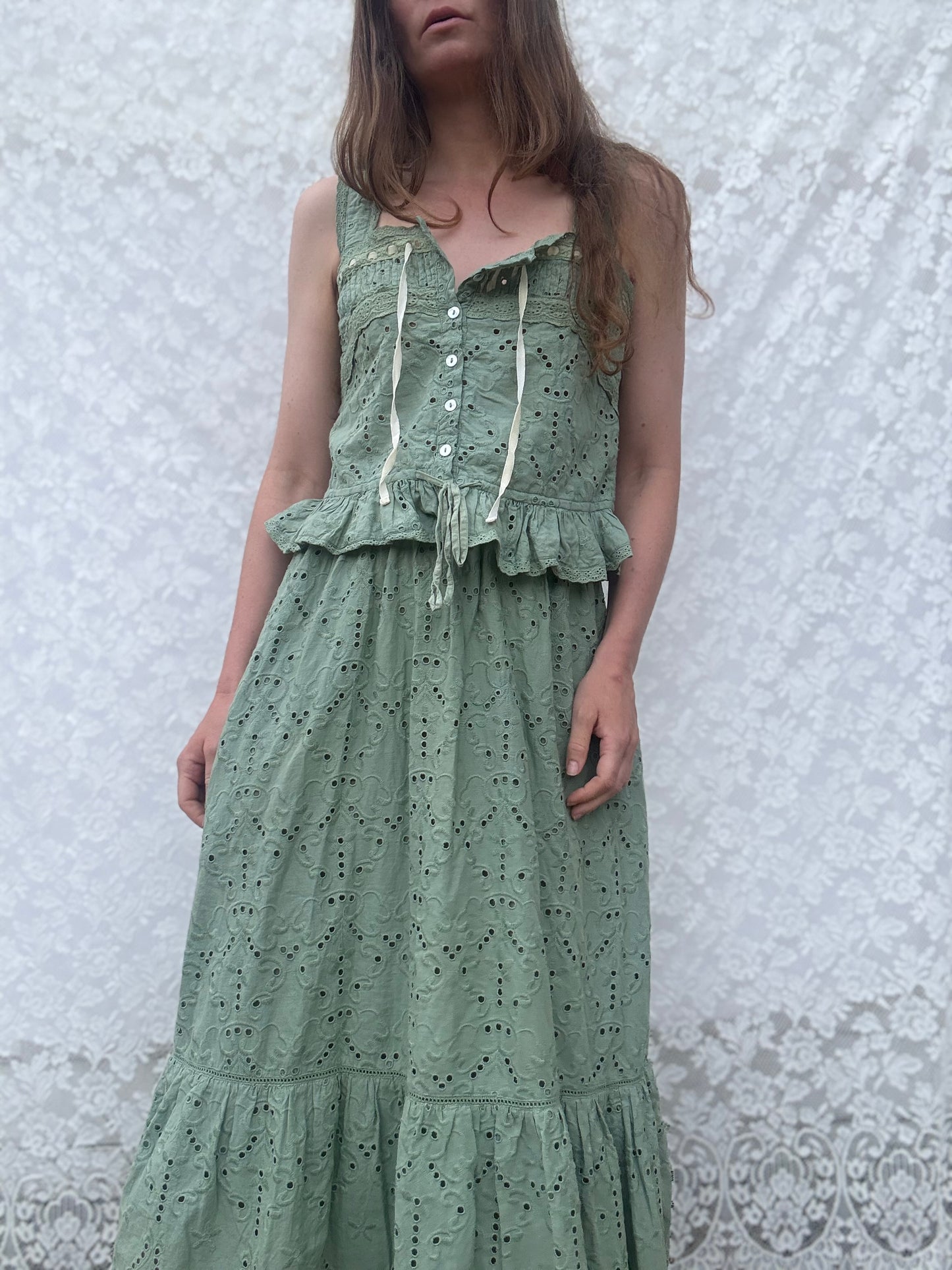 SMALL RESTOCK - ETIENNE SKIRT SAGE