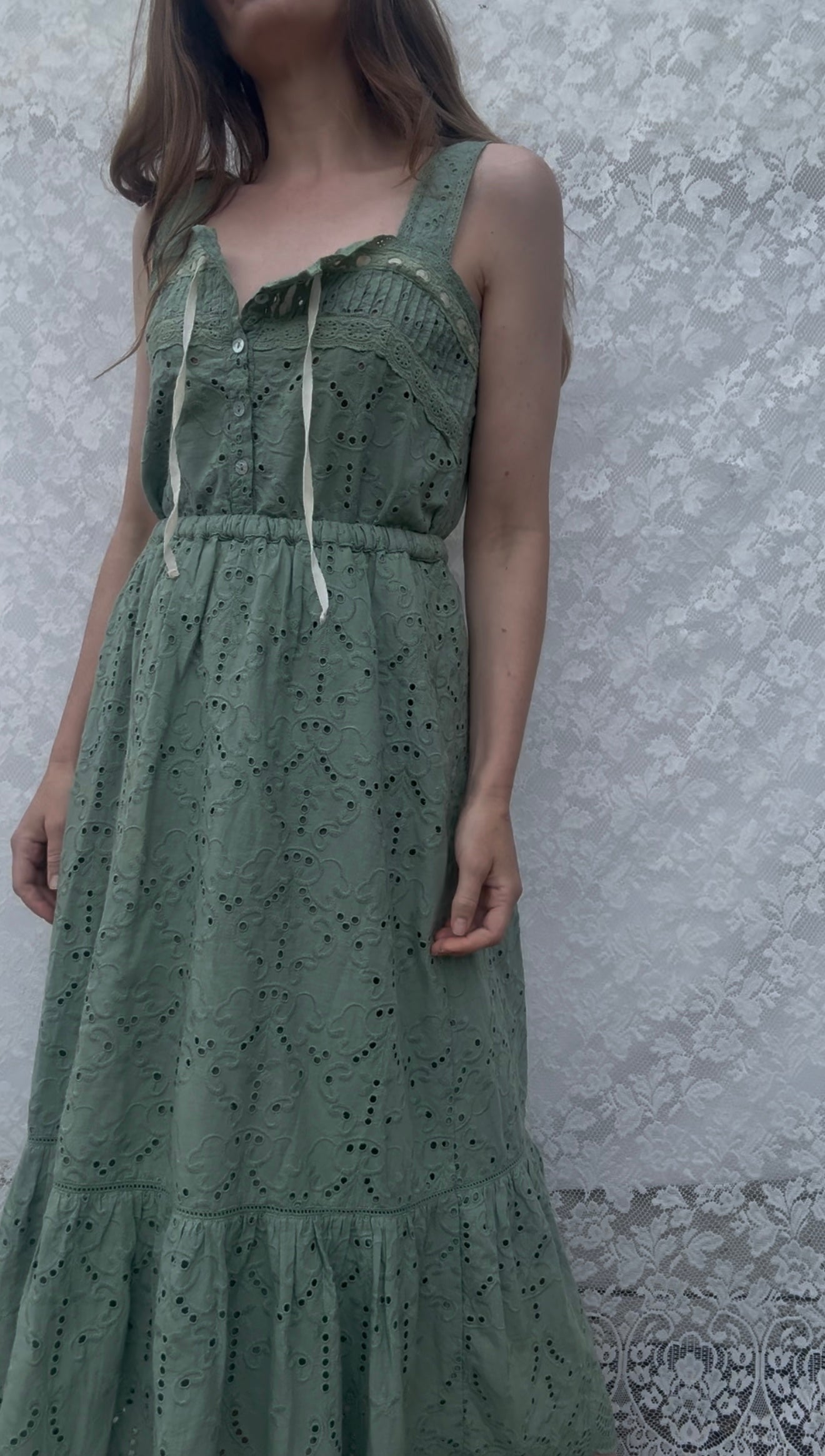 SMALL RESTOCK - 100% RECYCLED COTTON - ETIENNE CAMI SAGE