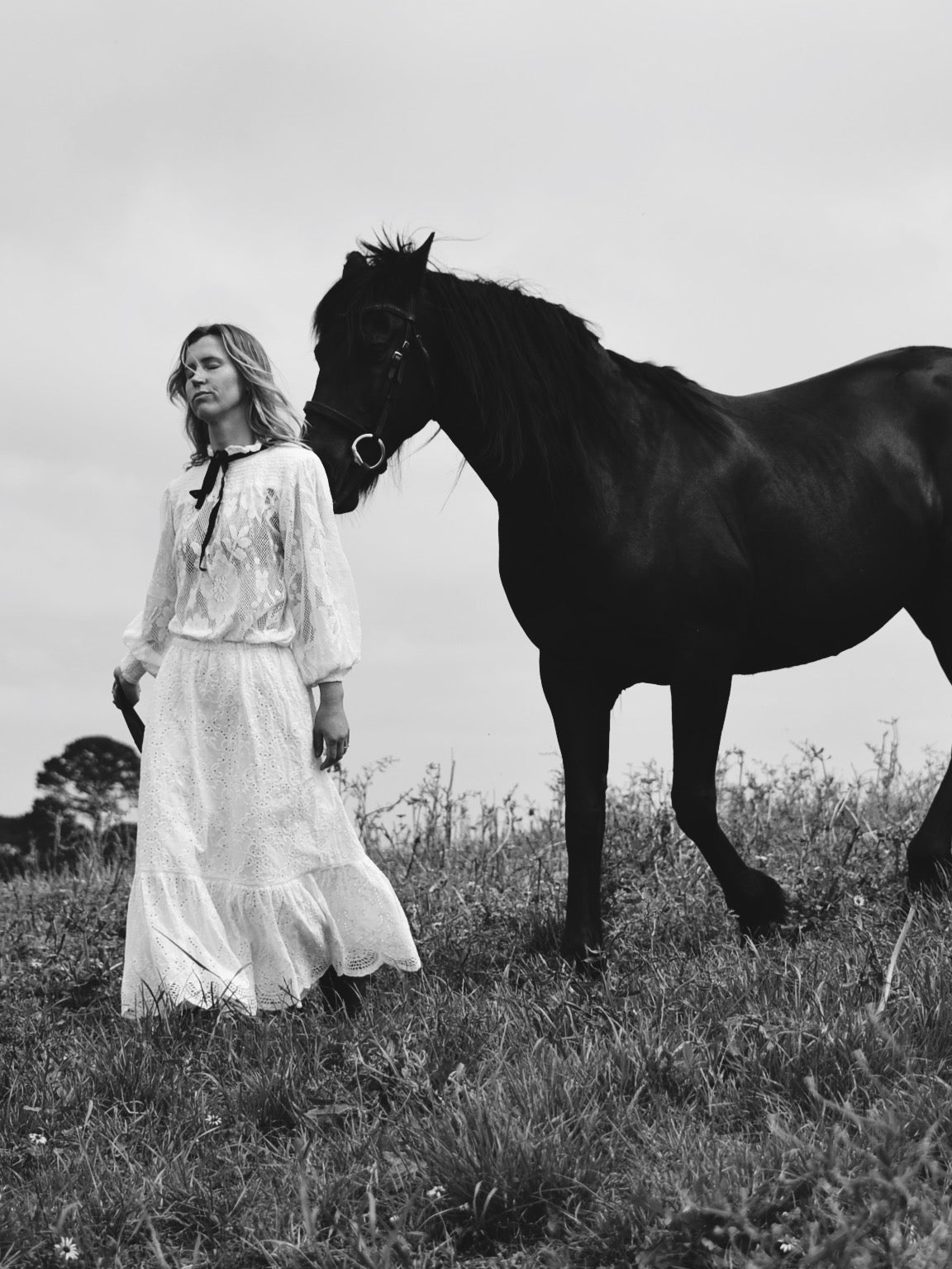 RESTOCK ETIENNE SKIRT WHITE