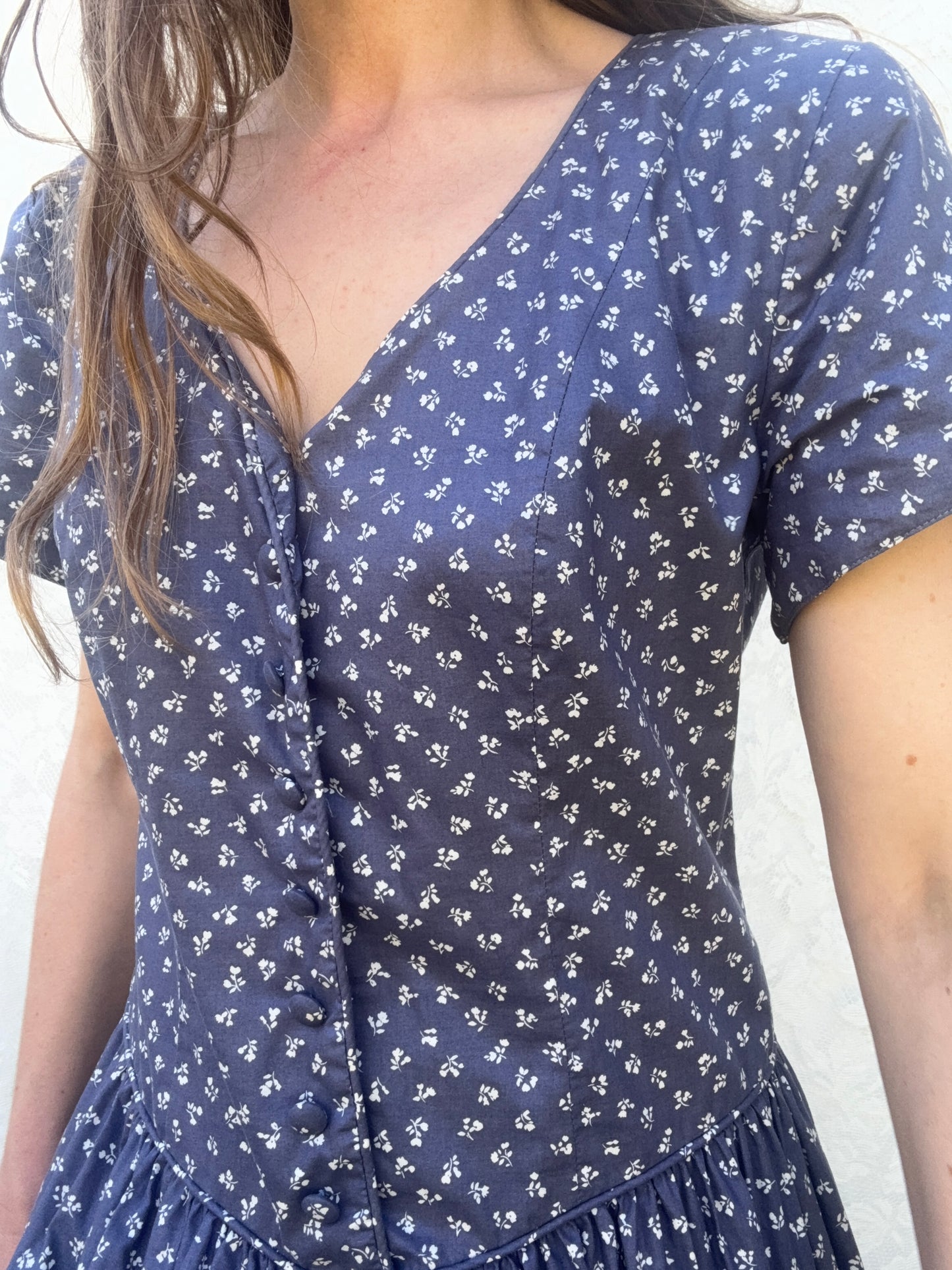 VINTAGE LAURA ASHLEY DRESS SIZE SMALL/10