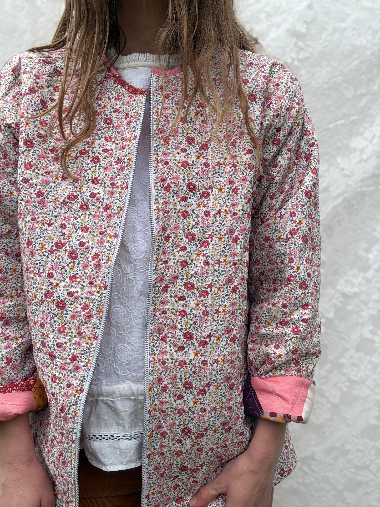 PRELOVED 100% RECYCLED COTTON - PEMBROKE REVERSIBLE QUILTED JACKET XXL