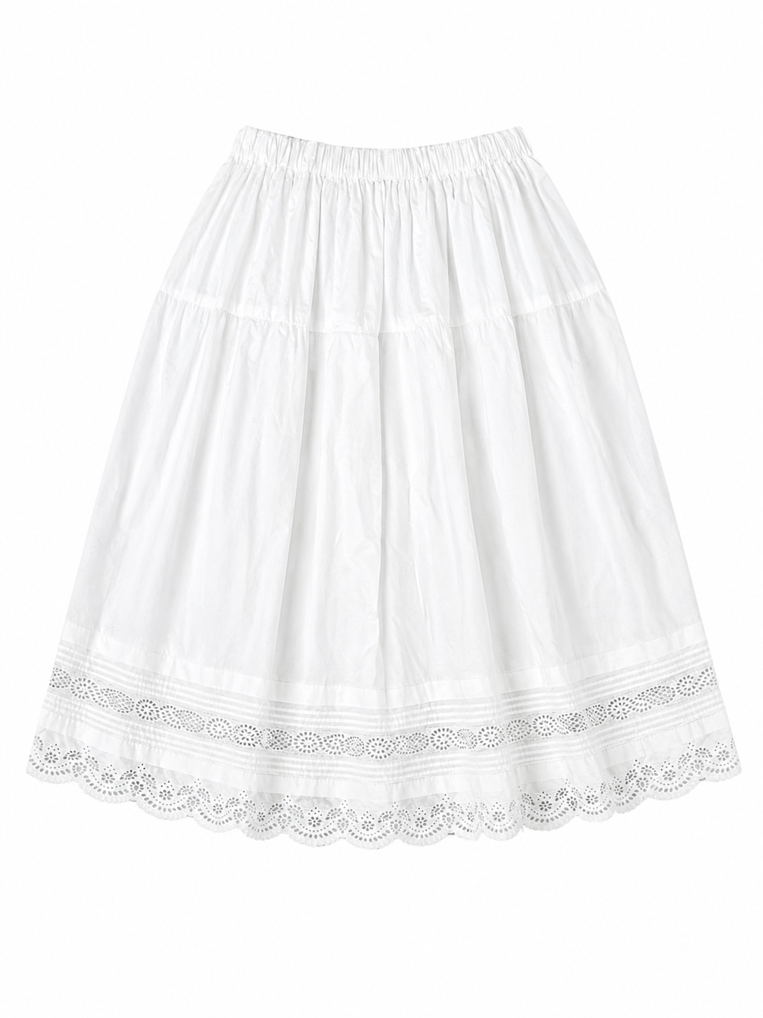ONE OF A KIND — EARLY 1900s CHRISTENING DRESS REWORKED SKIRT XS-S