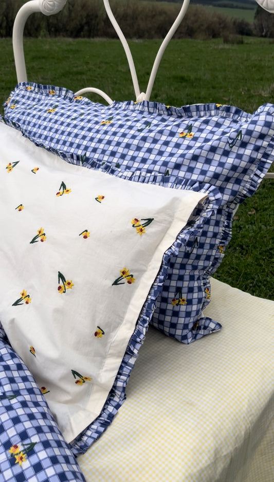 PREORDER - 100% RECYCLED COTTON - TWO PILLOW CASES BEDDING