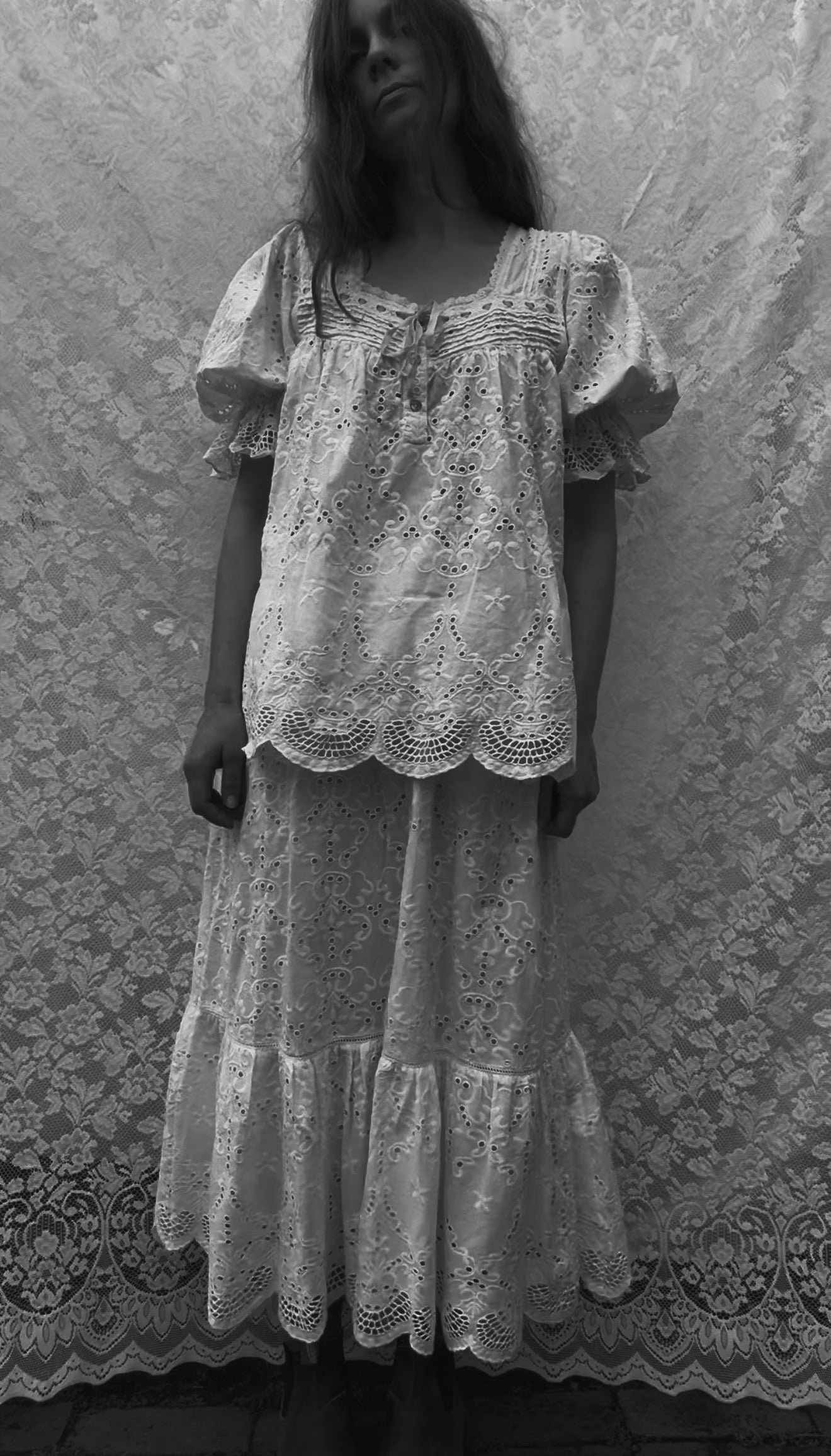 100% RECYCLED COTTON - MORNING SONG BLOUSE WHITE