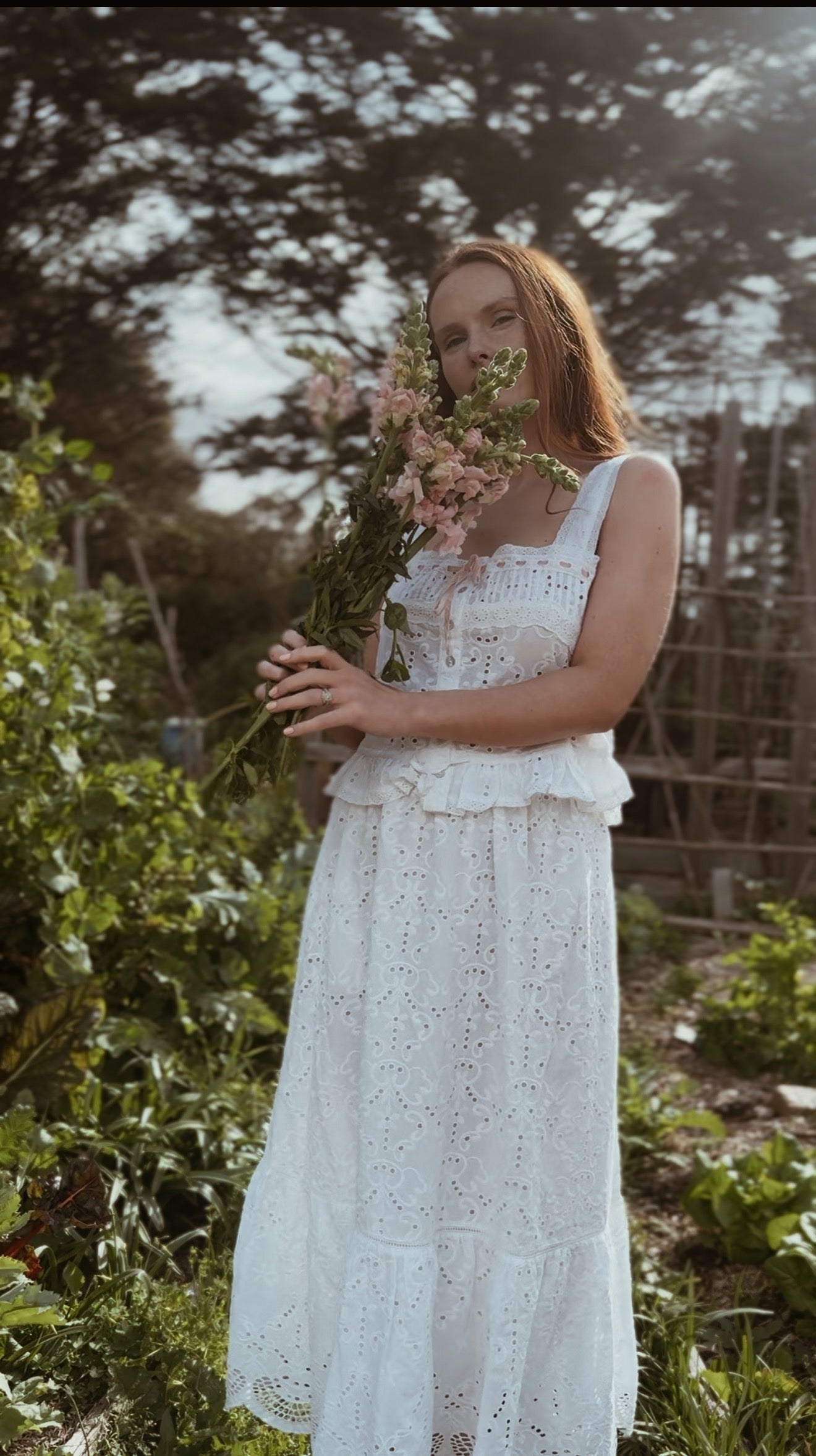 100% RECYCLED COTTON - ETIENNE CAMI WHITE