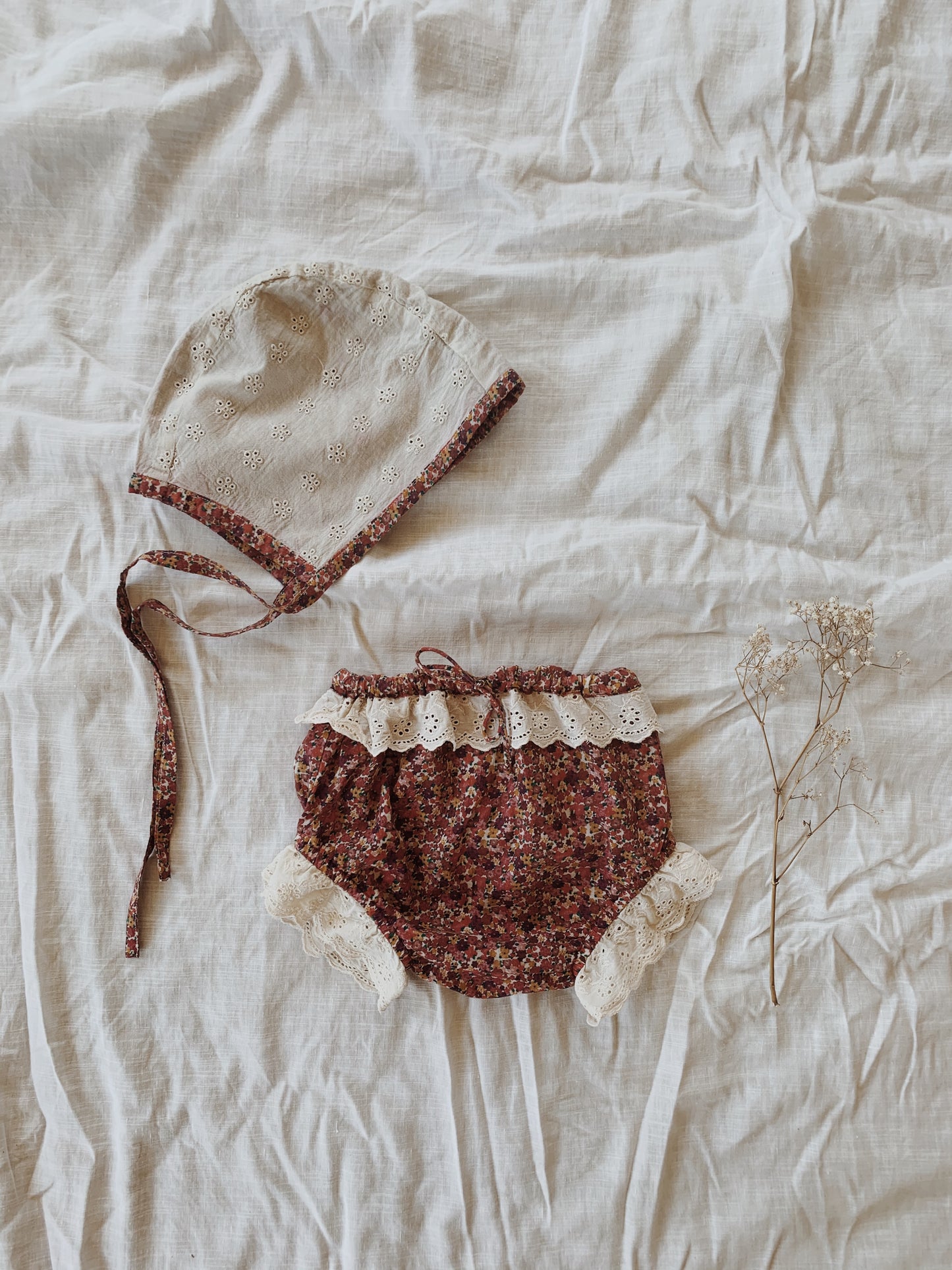 ANNABELLE GIRL'S BLOOMER DITSY FLORAL IN POPPY